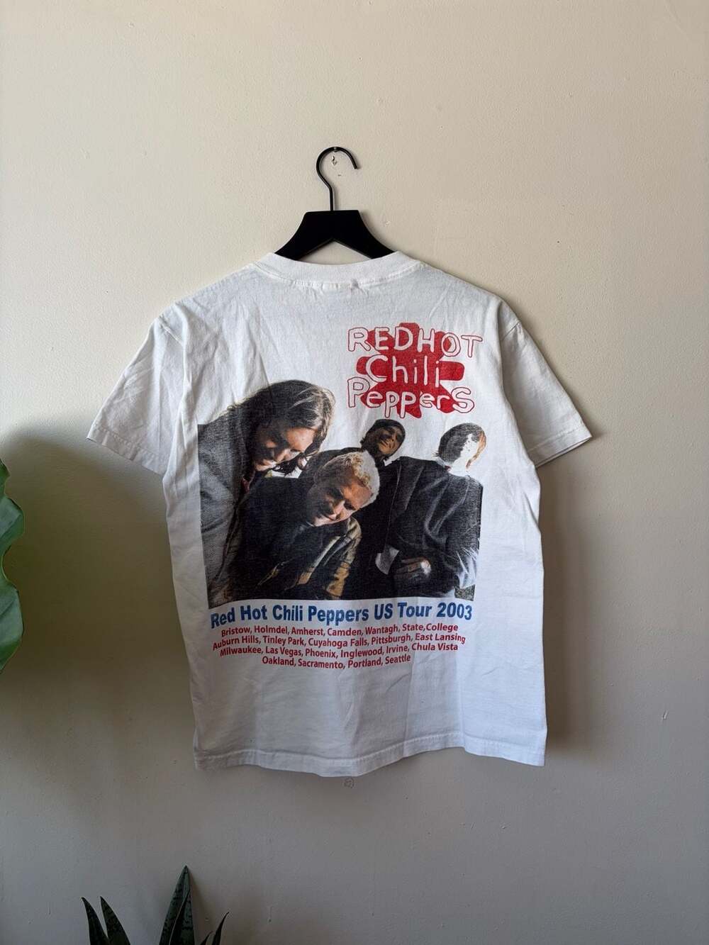 Vintage Red Hot Chili Peppers US Tour 2003 T-Shirt Size M parking lot grail